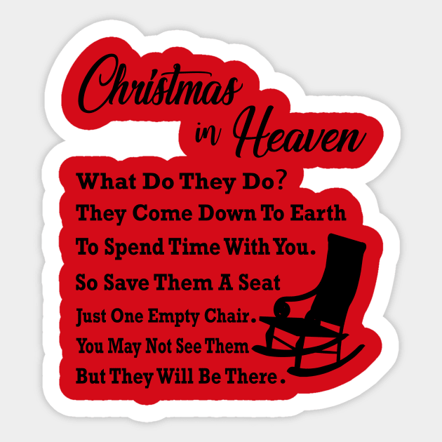 Christmas in Heaven Sticker by lonway